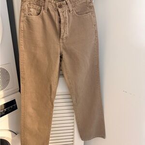Agolde Straight Jeans in Brown